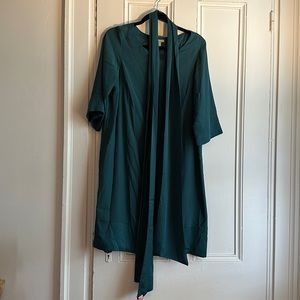 Green Shift Dress with Belt